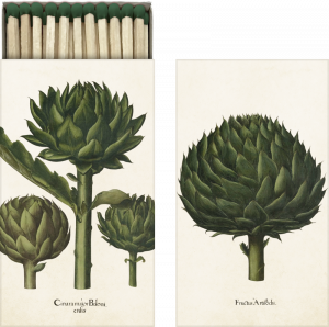 Streichholzschachtel Motiv Artischocke