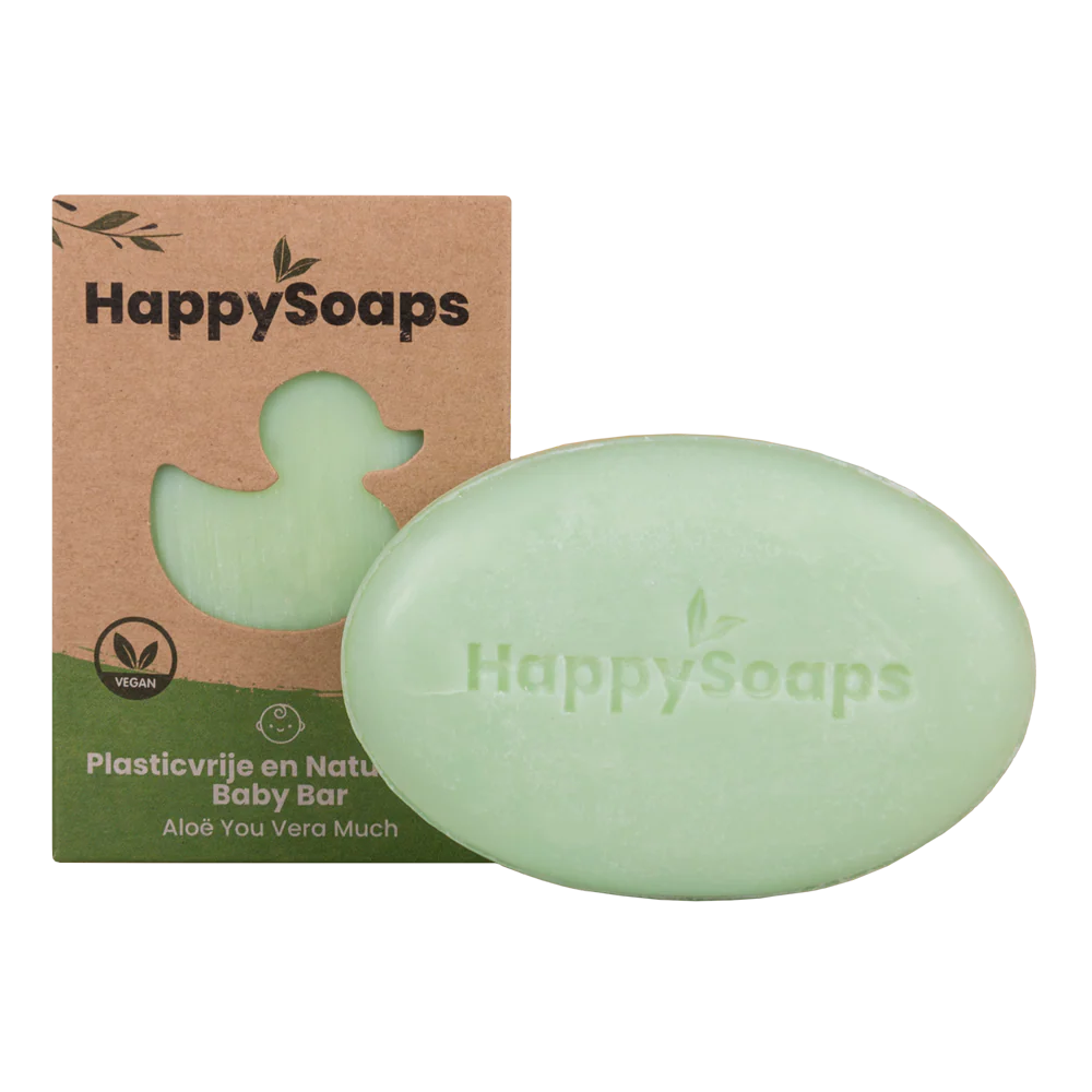 Baby- und Kindershampoo und Seife – Aloë You Vera Much 80 g von HappySoaps